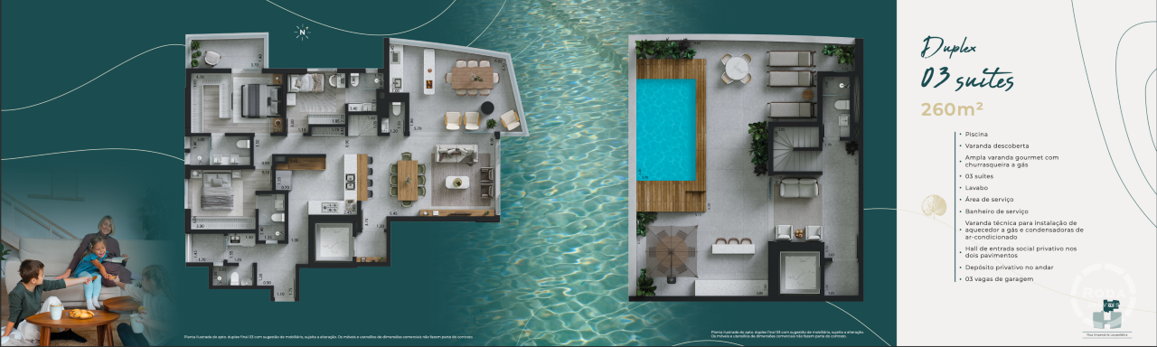 Apartamento à venda no Ponta da Praia: 