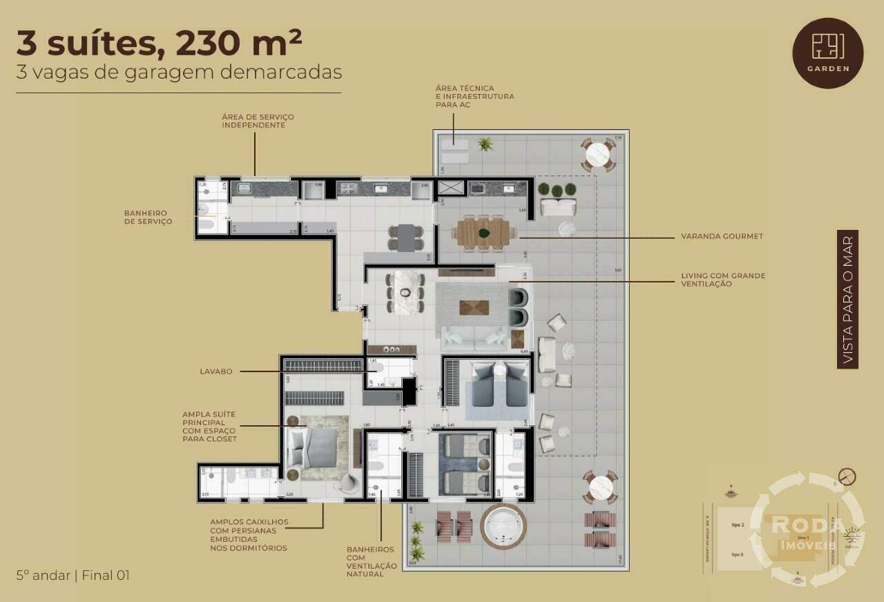 Apartamento à venda no Boqueirão: 