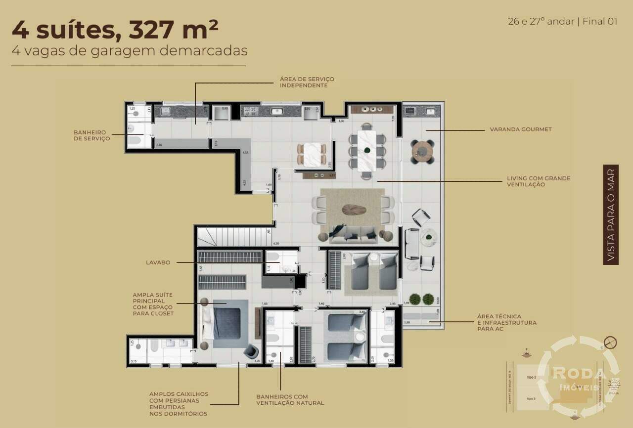 Apartamento à venda no Boqueirão: 