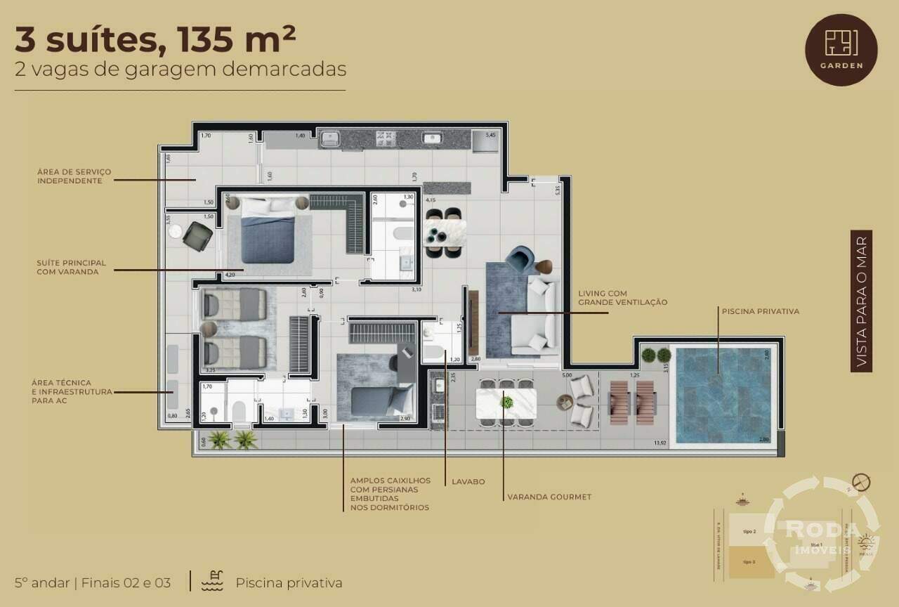 Apartamento à venda no Boqueirão: 