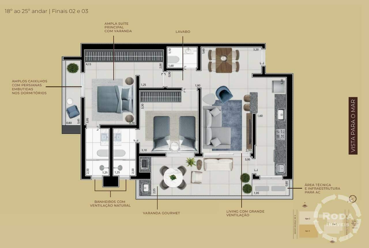Apartamento à venda no Boqueirão: 