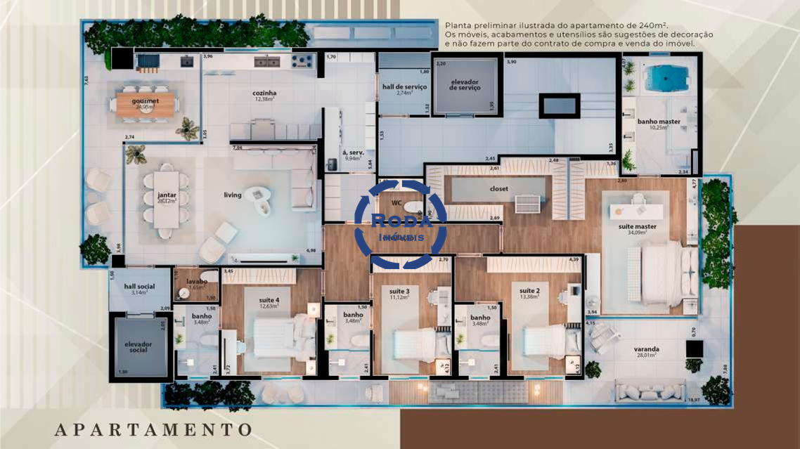 Apartamento à venda no Embaré: 
