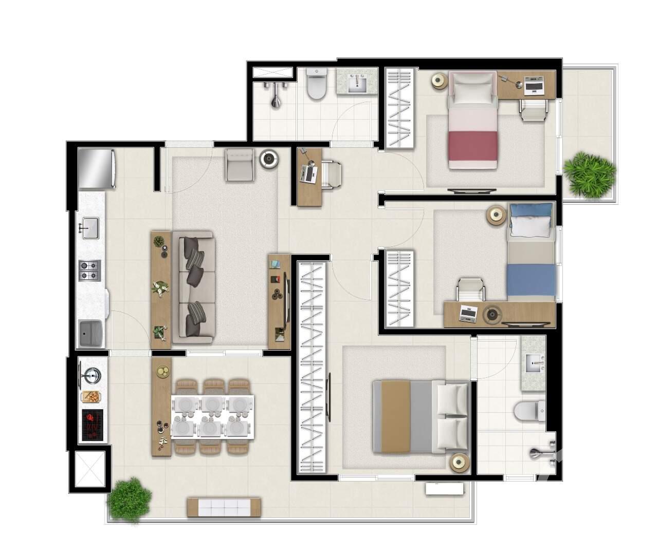 Apartamento à venda no Encruzilhada: 