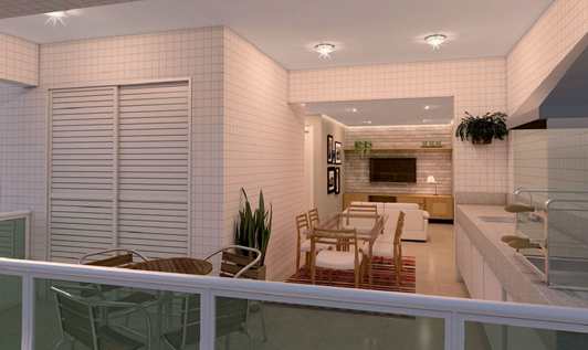Apartamento à venda no Ponta da Praia: 