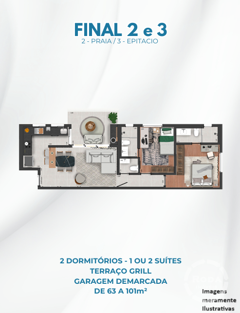 Apartamento à venda no Embaré: 