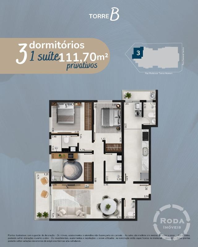 Apartamento à venda no Embaré: 