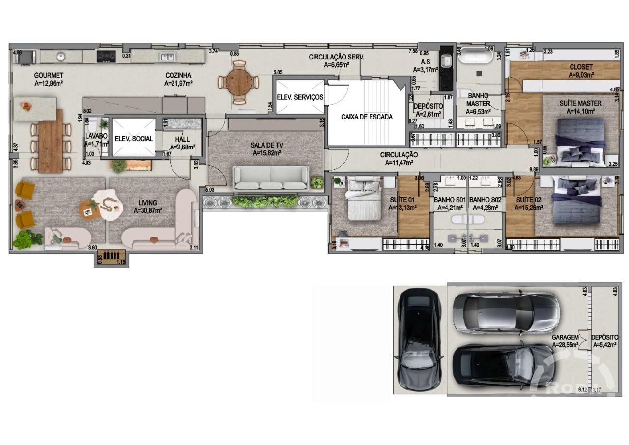 Apartamento à venda no Boqueirão: 