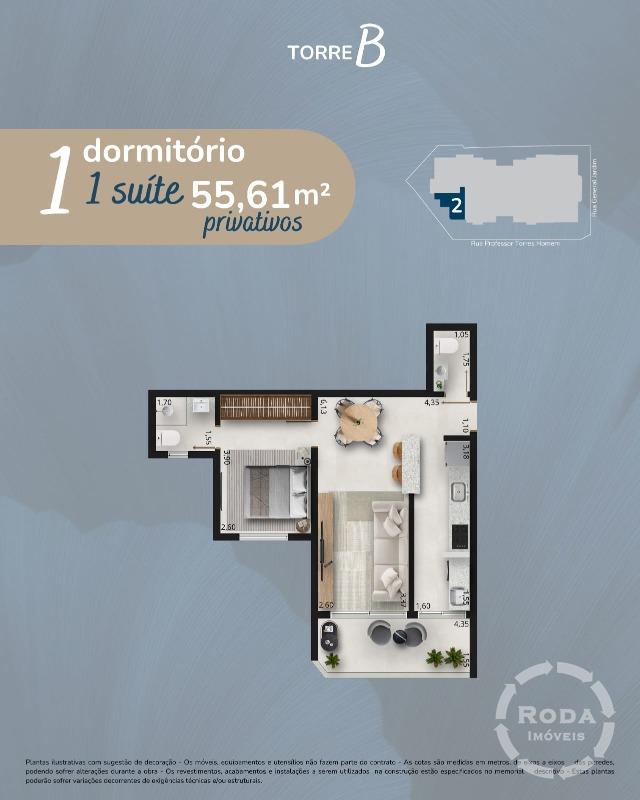 Apartamento à venda no Embaré: 