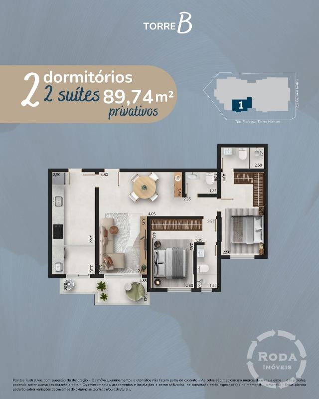 Apartamento à venda no Embaré: 