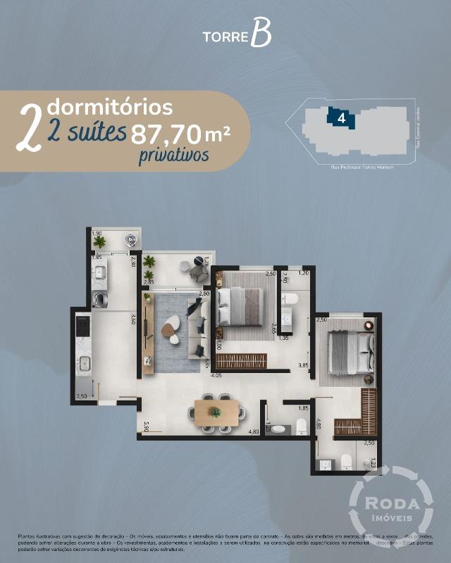 Apartamento à venda no Embaré: 