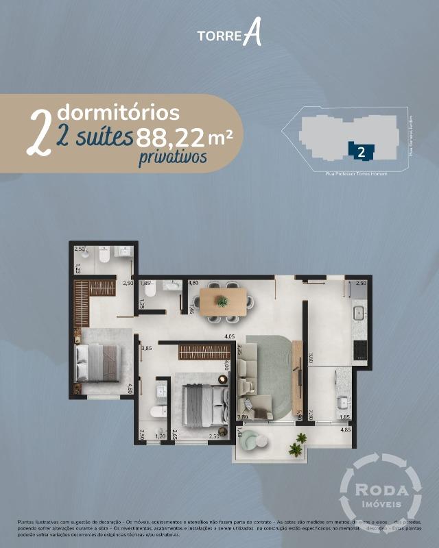 Apartamento à venda no Embaré: 