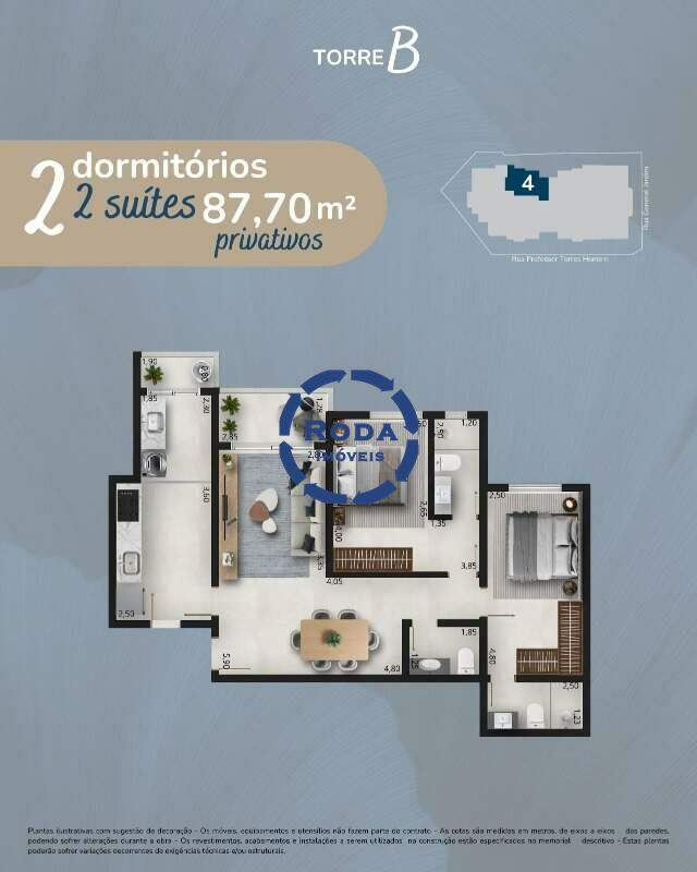 Apartamento à venda no Embaré: