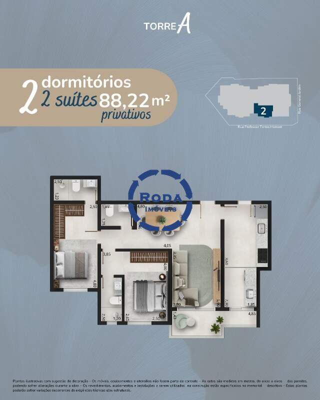 Apartamento à venda no Embaré: