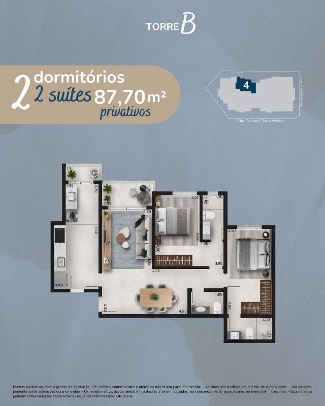Apartamento à venda no Embaré: