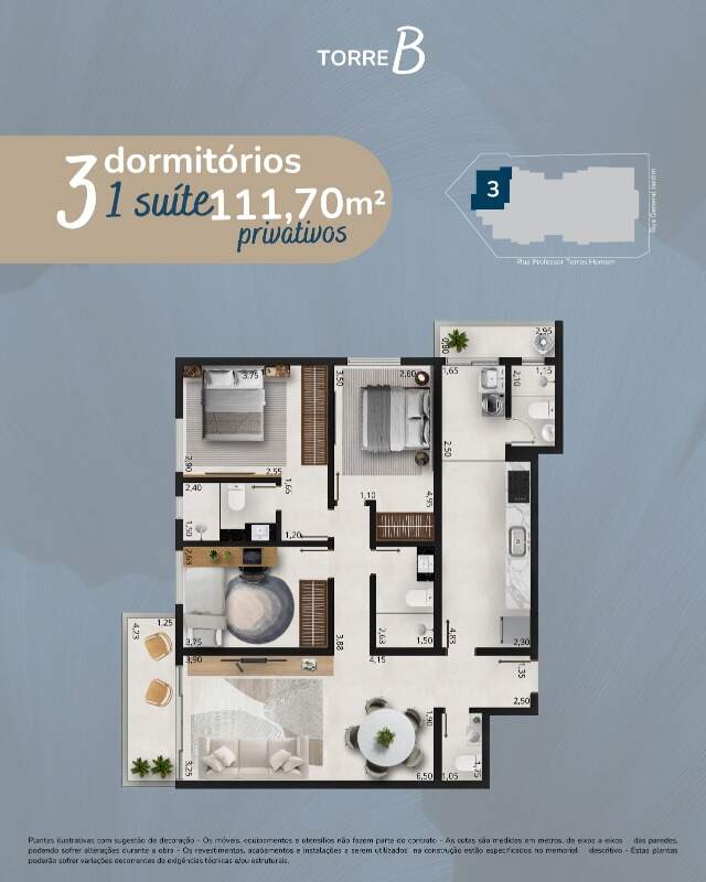 Apartamento à venda no Embaré: