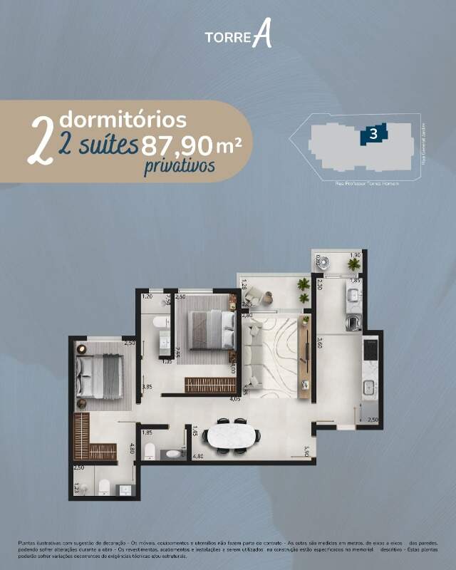 Apartamento à venda no Embaré: