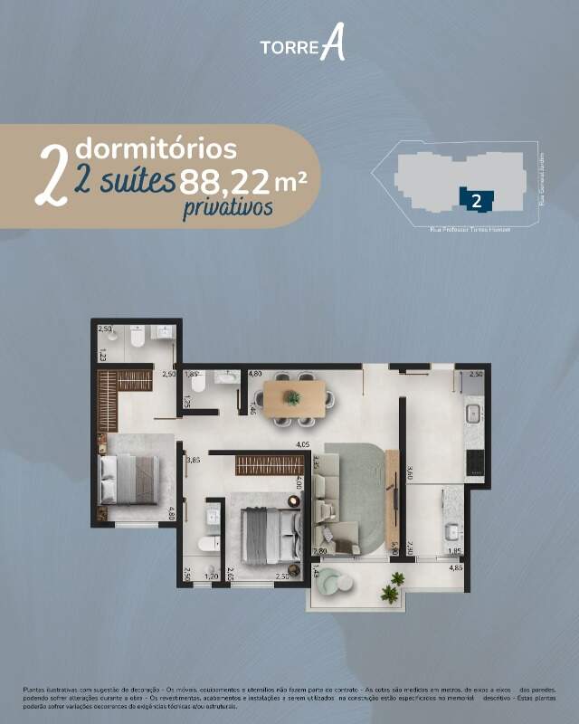 Apartamento à venda no Embaré: