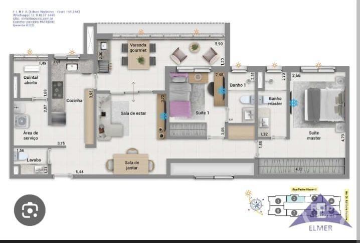 Apartamento à venda no Embaré: 