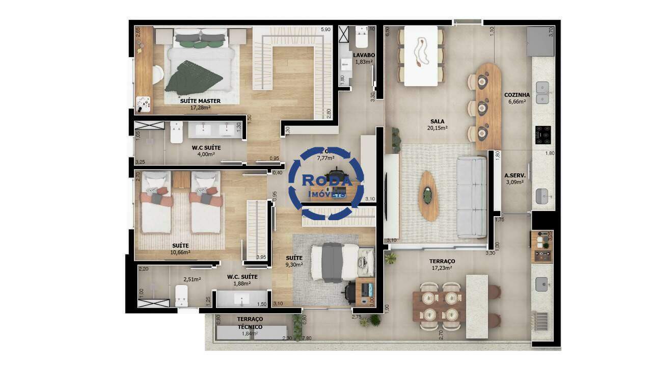 Apartamento à venda no Boqueirão: 