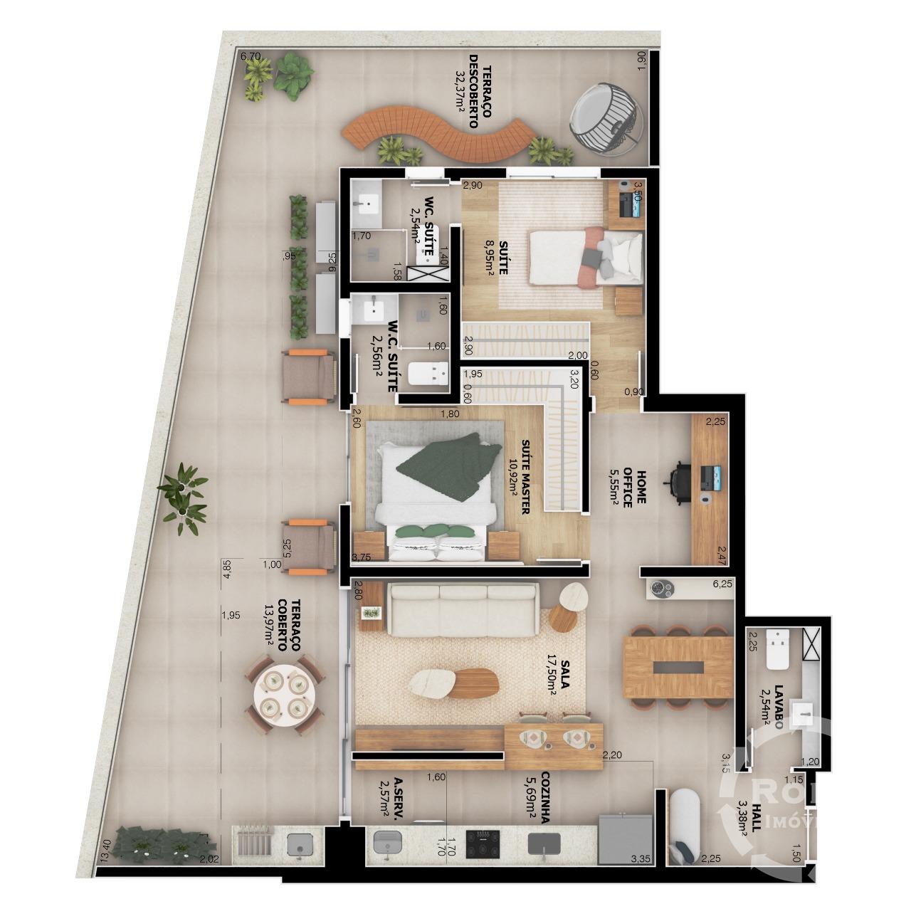 Apartamento Garden à venda no Boqueirão: 