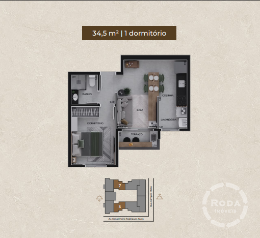 Apartamento à venda no Encruzilhada: 