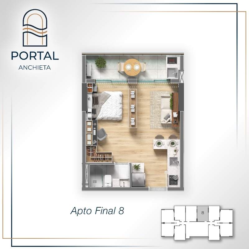 Apartamento à venda no Centro: 