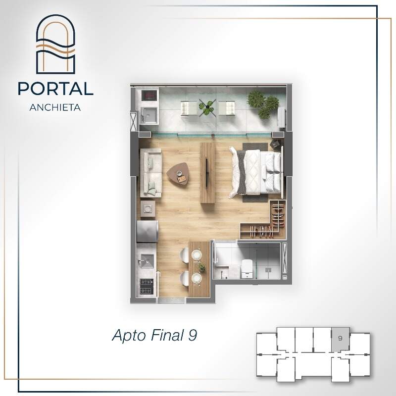Apartamento à venda no Centro: 