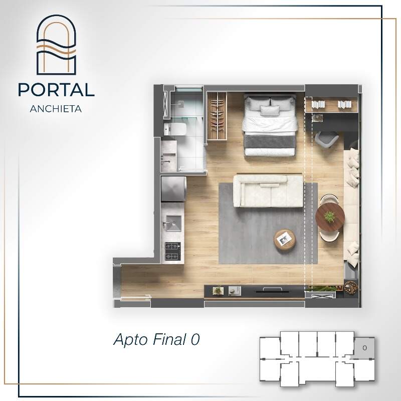 Apartamento à venda no Centro: 