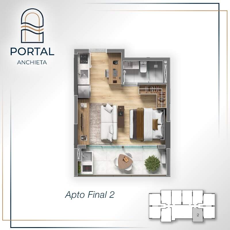 Apartamento à venda no Centro: 