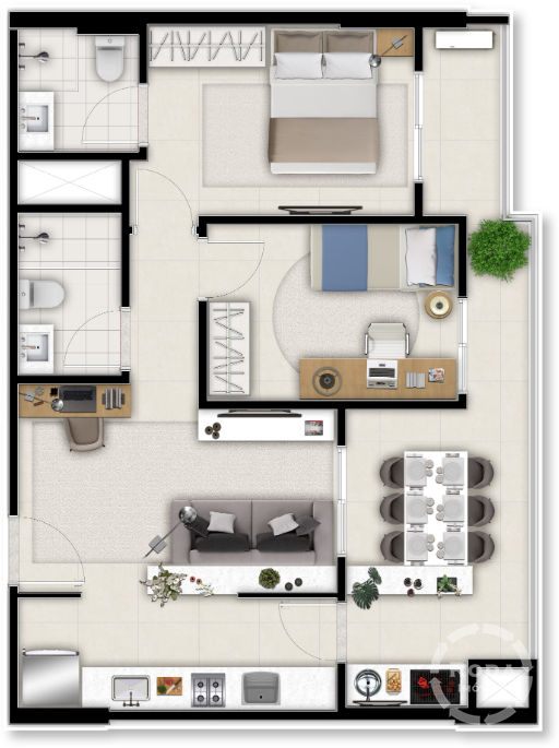 Apartamento à venda no Encruzilhada: 