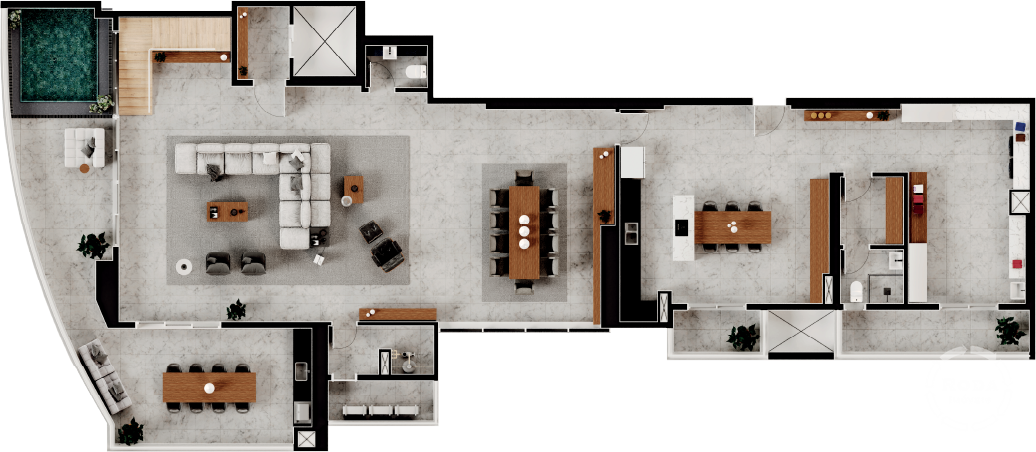 Apartamento à venda no Ponta da Praia: 