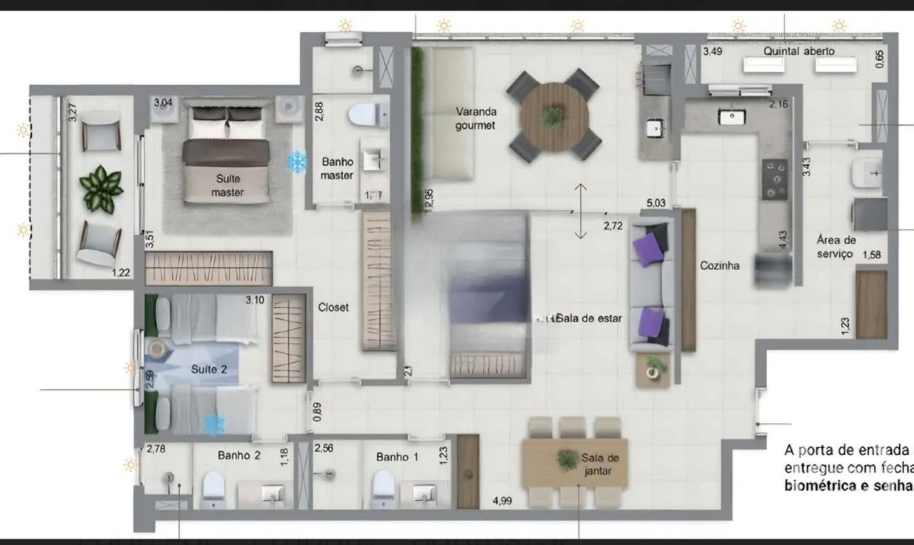 Apartamento à venda no Embaré: 