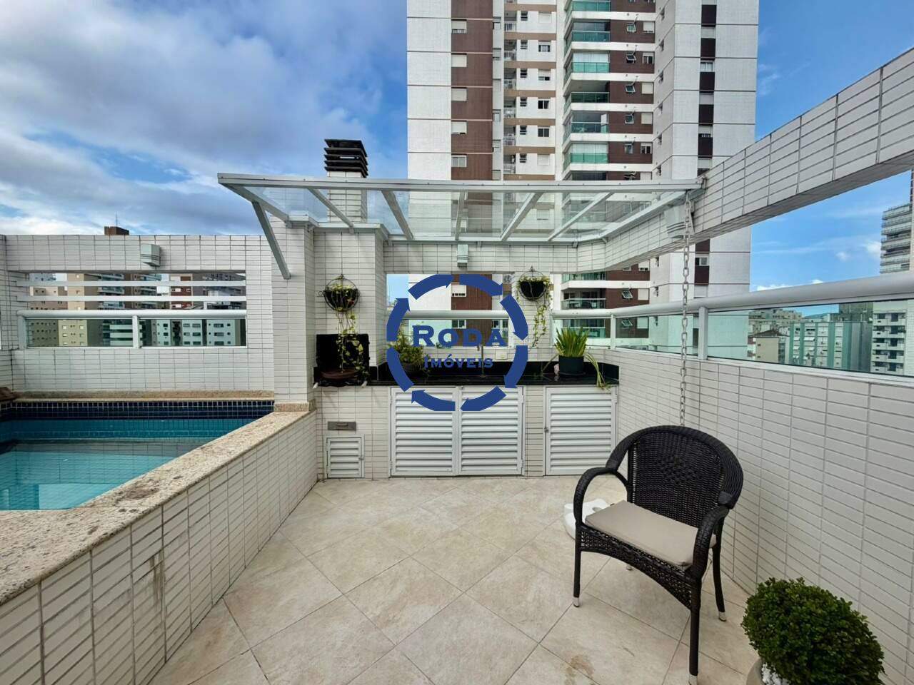 Cobertura Duplex à venda no Pompéia: Churrasqueira