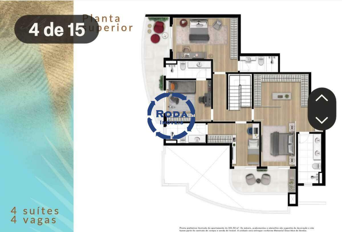 Apartamento Duplex à venda no Ponta da Praia: 