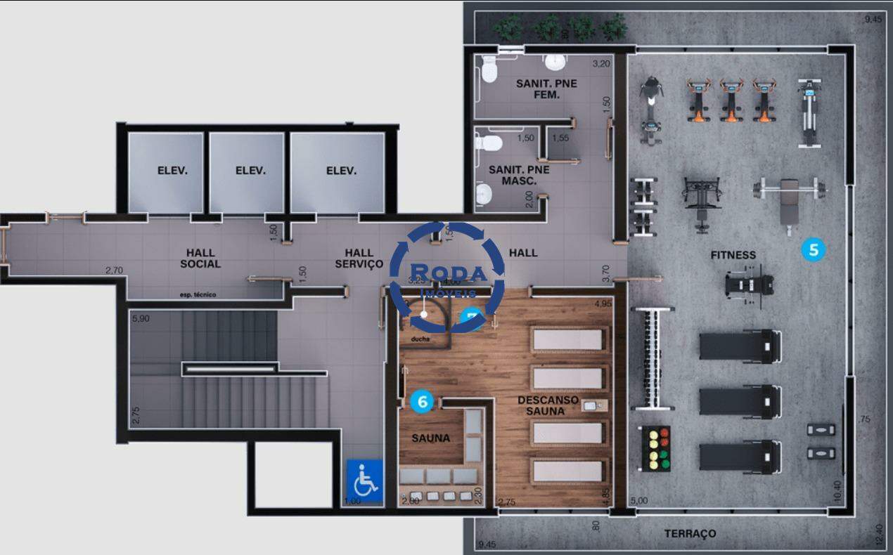 Apartamento à venda no Boqueirão: 