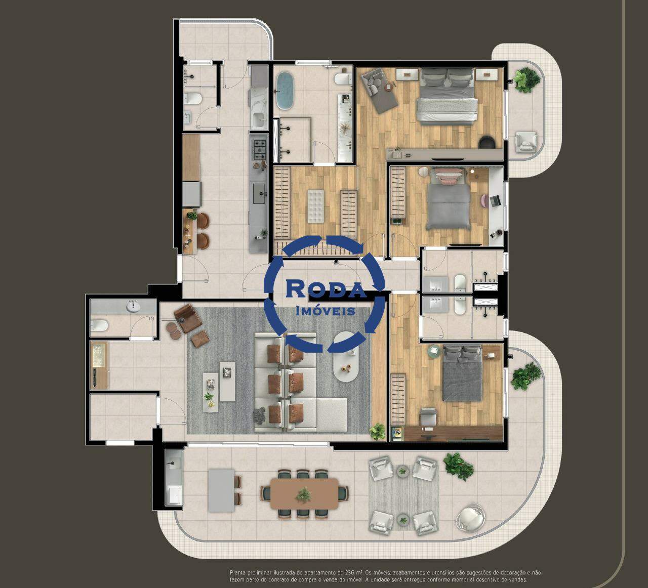 Apartamento à venda no Ponta da Praia: 