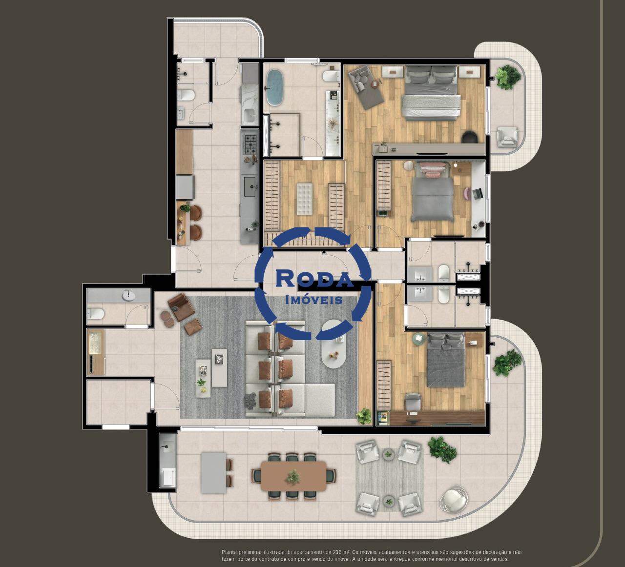 Apartamento à venda no Ponta da Praia: 
