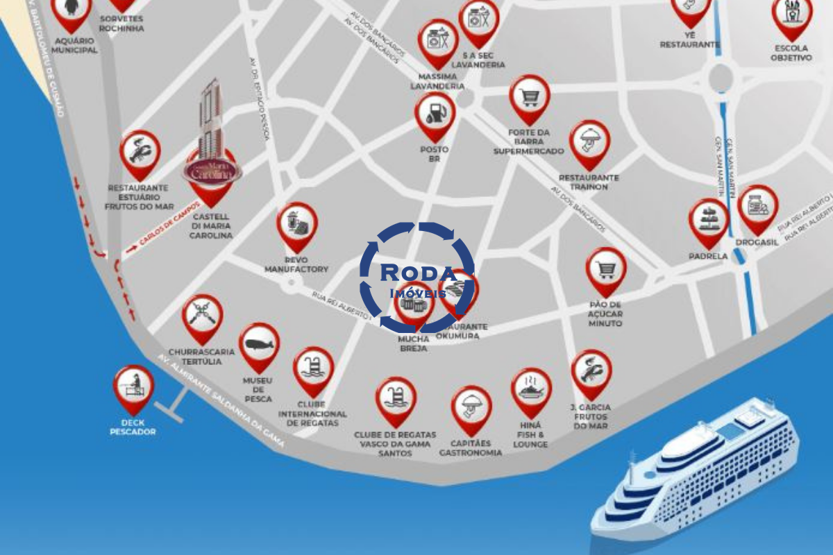 Apartamento à venda no Ponta da Praia: Bairro 