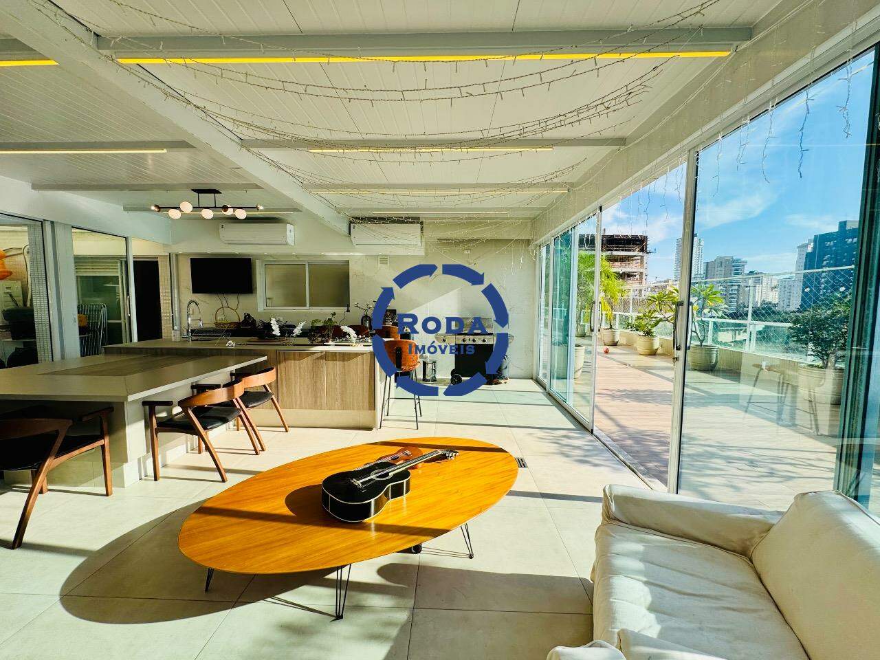 Apartamento à venda no Embaré: área gourmet