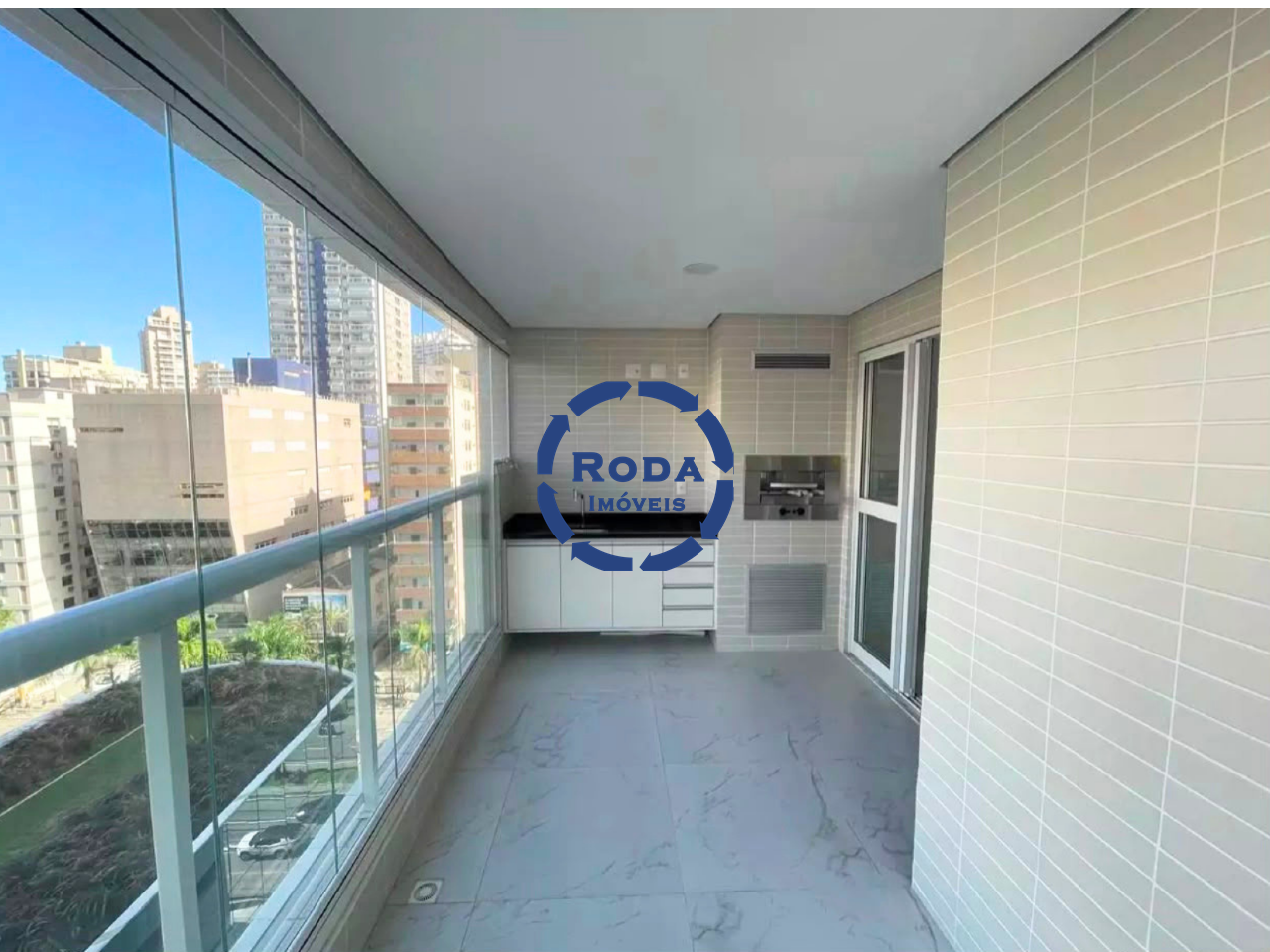 Apartamento para aluguel no Gonzaga: VARANDA GOURMET