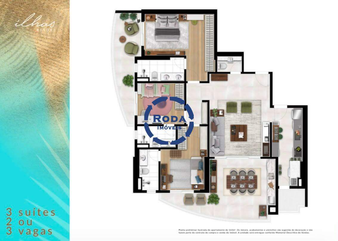 Apartamento à venda no Ponta da Praia: 