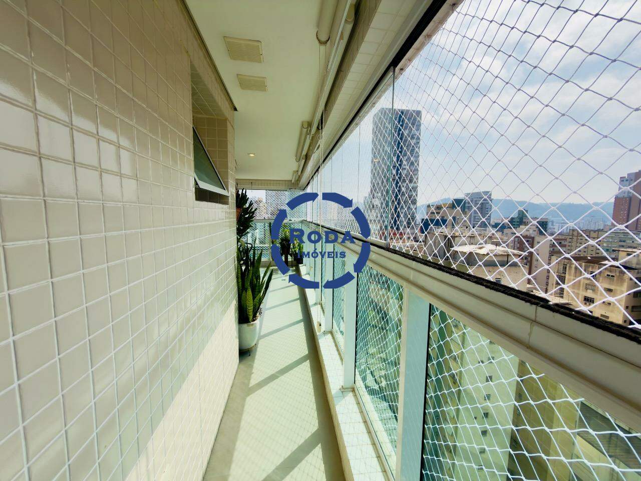Apartamento à venda no Gonzaga: varanda