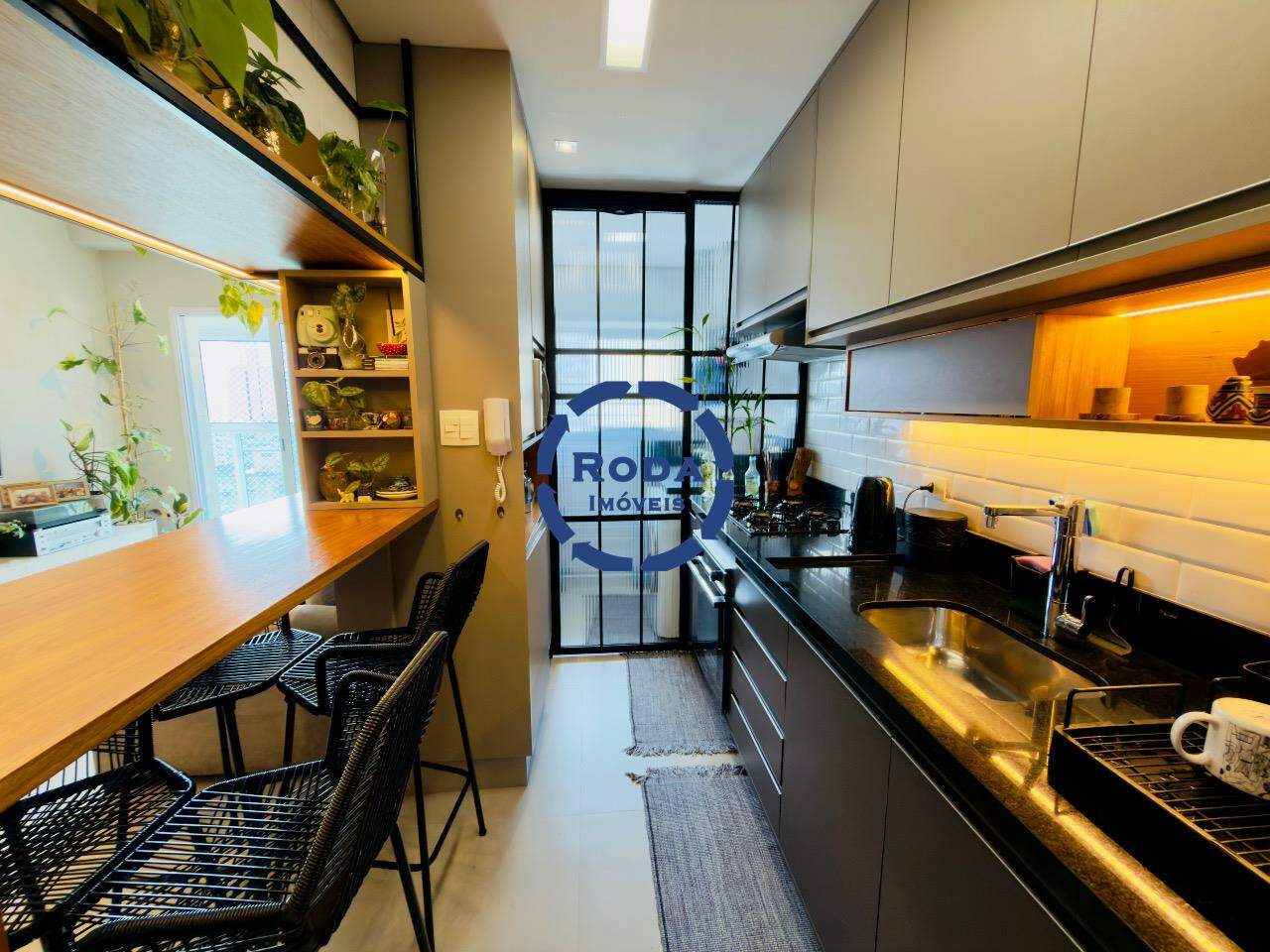 Apartamento à venda no Gonzaga: cozinha