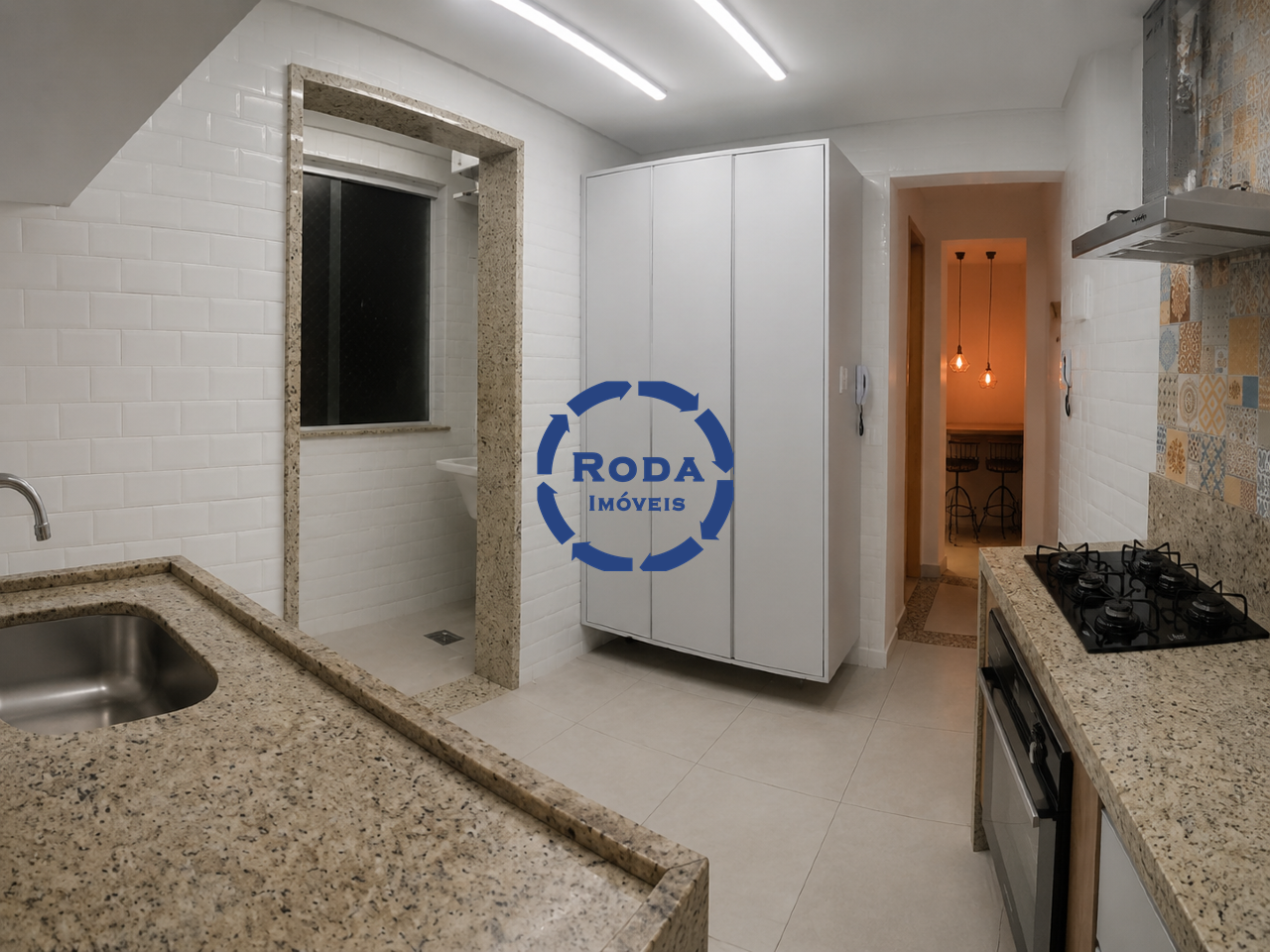 Apartamento para aluguel no Gonzaga: Cozinha