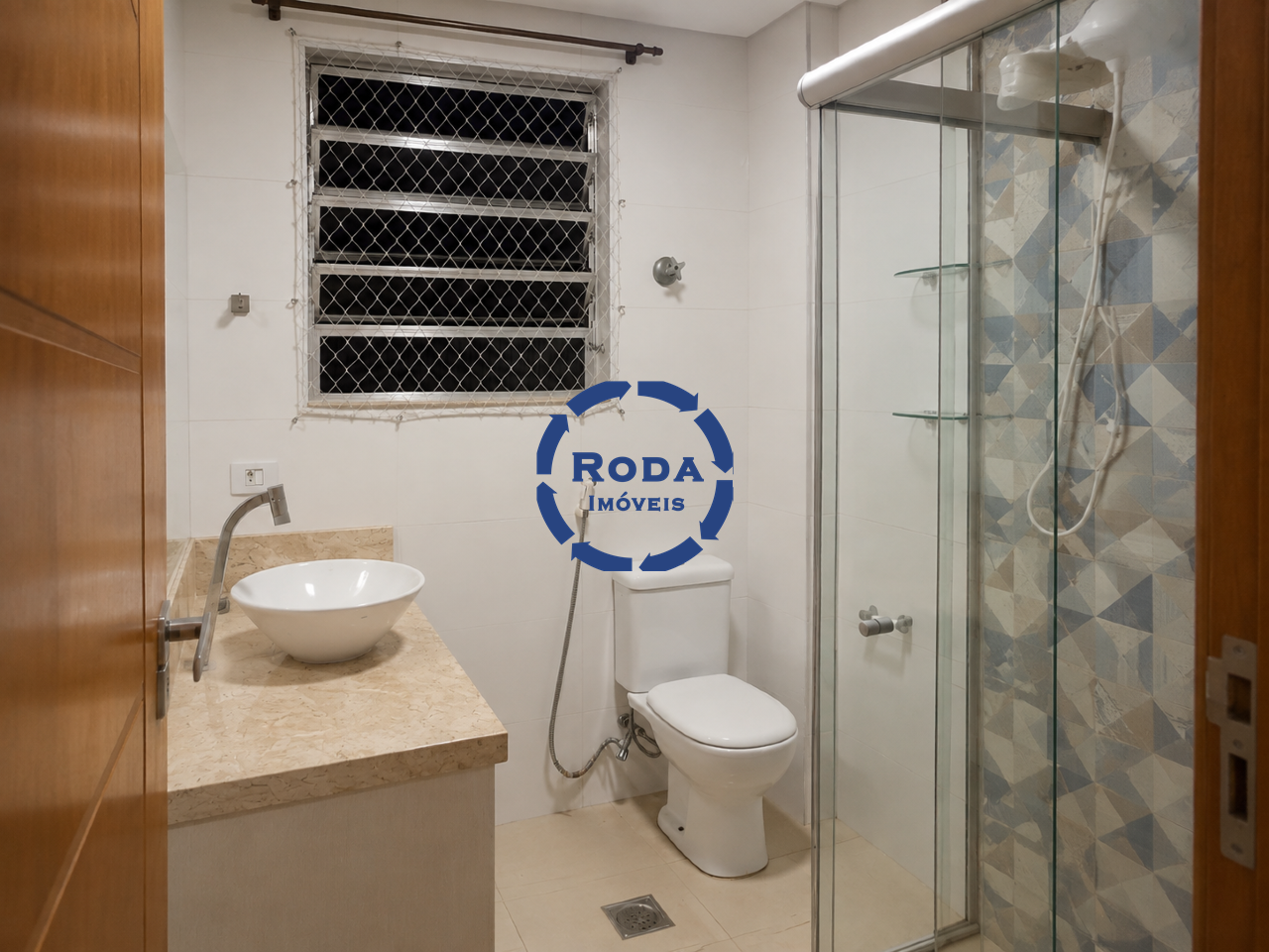 Apartamento para aluguel no Gonzaga: Banheiro