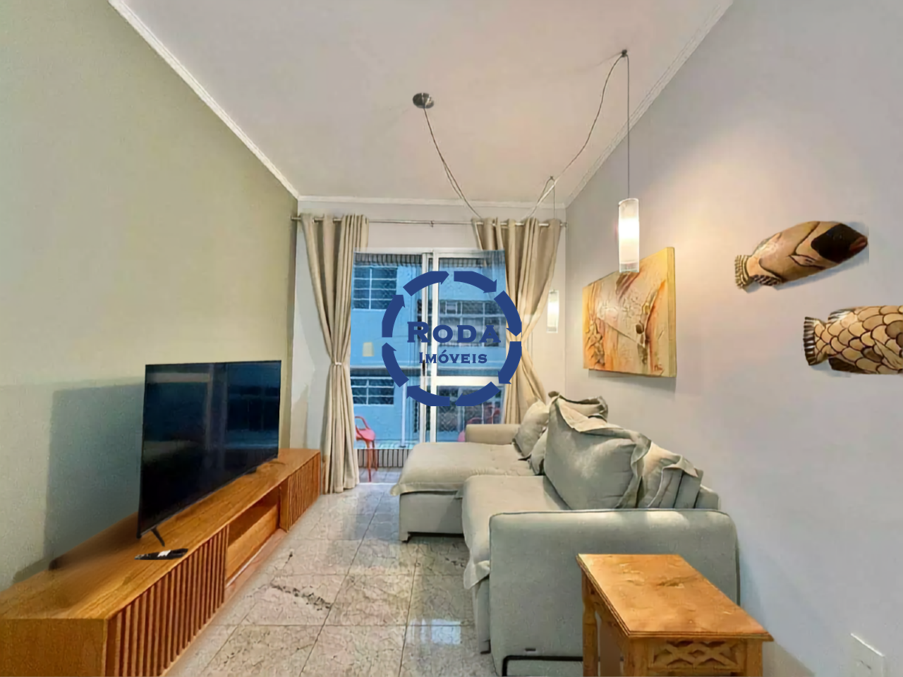 Apartamento à venda no Gonzaga: SALA