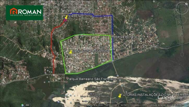 Terreno à venda no Reserva do Peró: 