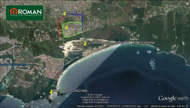 Terreno à venda no Reserva do Peró: 