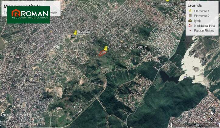 Área para Incorporação à venda no Parque Riviera: 