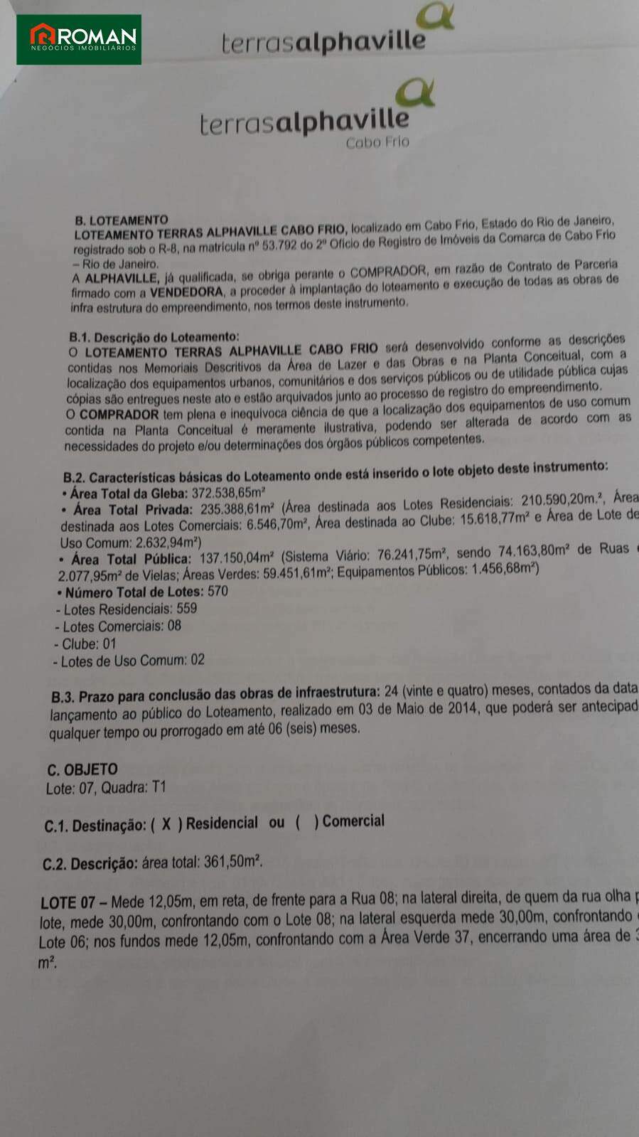 Terreno à venda no Guriri: 